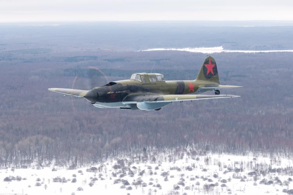 Восстановленный в Новосибирске штурмовик Ил-2 поднялся в небо 