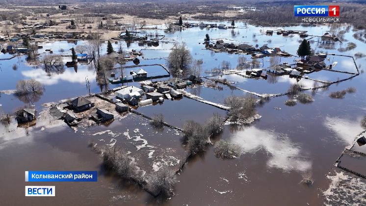 Режим ЧС ввели в Колыванском районе Новосибирской области из-за подтоплений