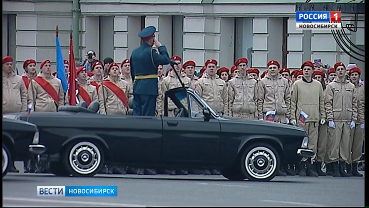 В Новосибирске прошла генеральная репетиция Парада Победы