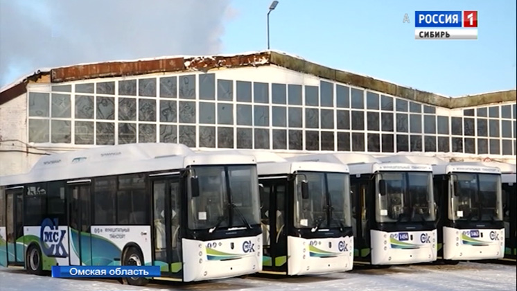 Двадцать новых автобусов вышли на городские маршруты в Омске