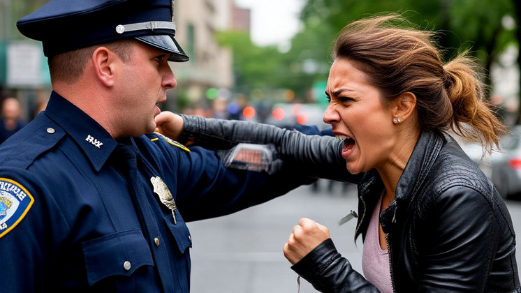 Жительница Новосибирска избила детей и силовика и попала под суд