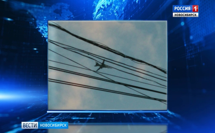 Военный бомбардировщик заметили горожане в небе над Новосибирском