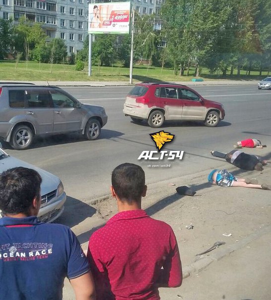 Задержан водитель, сбивший четырех человек в центре Новосибирска