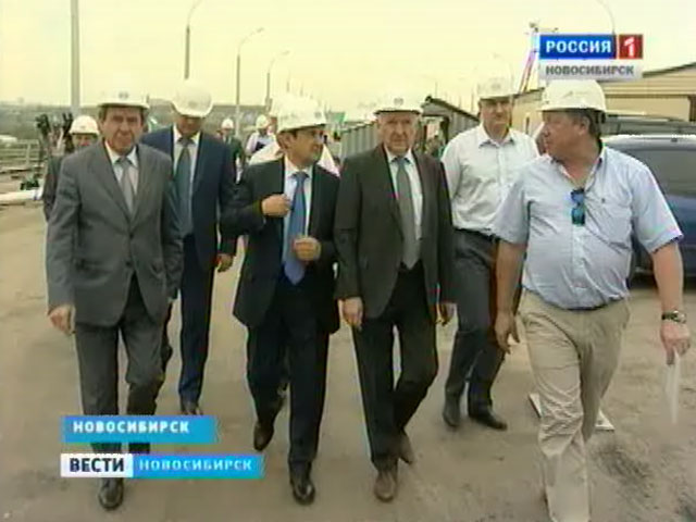 Игорь Левитин проверил, как справляется Новосибирск с развитием дорожной сети