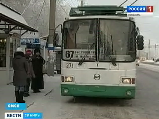 Общественный транспорт Омска не выдерживает суровых морозов