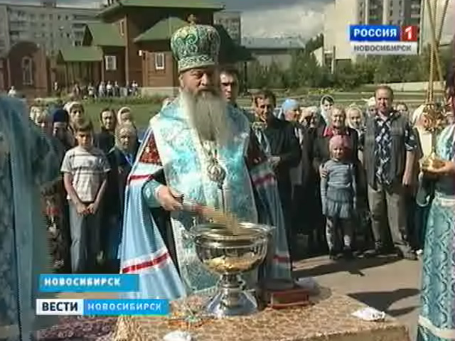 В Новосибирске заложили камень на месте строительства православной гимназии