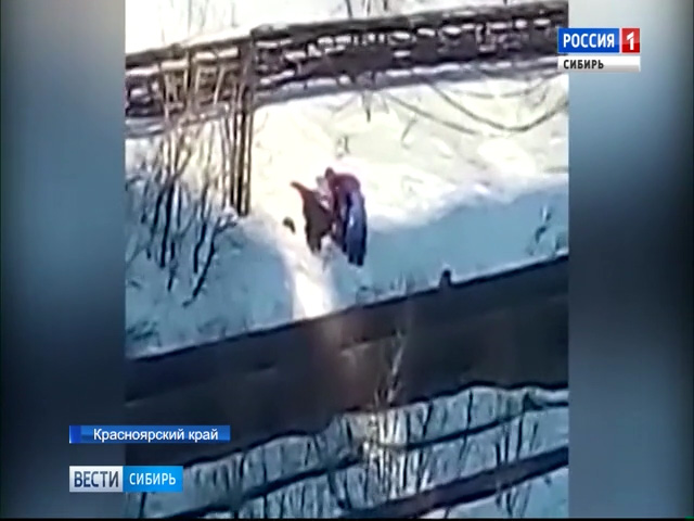 В Красноярском крае дети чудом остались живы во время катания с горки