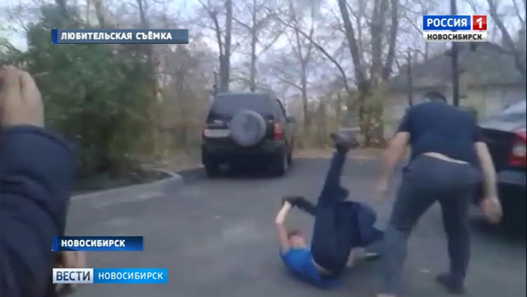 Новосибирский автовладелец подрался с подростком из-за игры на парковке