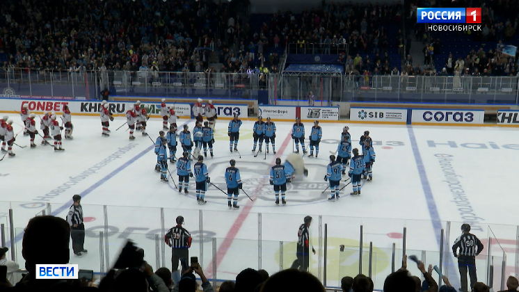 Хоккейный клуб «Сибирь» завершил первую серию домашних матчей победой над омским «Авангардом»