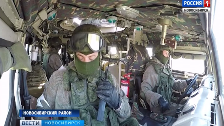 Спецназ протестировал новейшие бронемашины «Тайфун» на полигоне в Новосибирске
