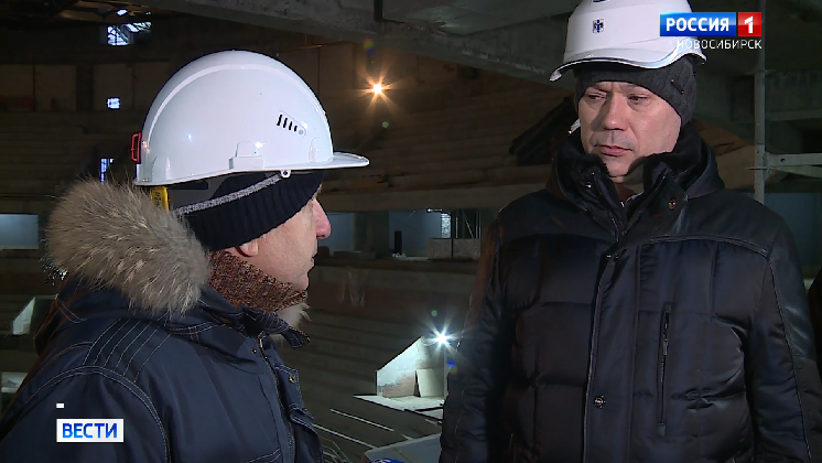 В Новосибирске новый Ледовый дворец спорта подключили к отоплению