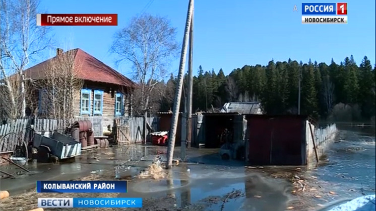 Река Бакса в Колыванском районе готова выйти из берегов: спасатели мониторят обстановку