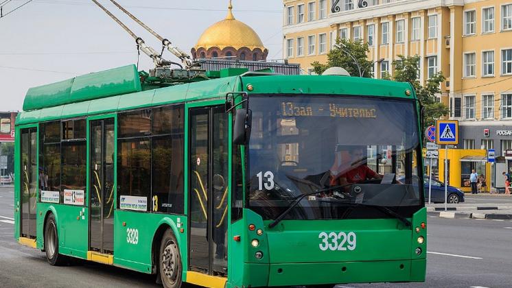 В Новосибирске временно изменят маршрут движения троллейбусов № 13