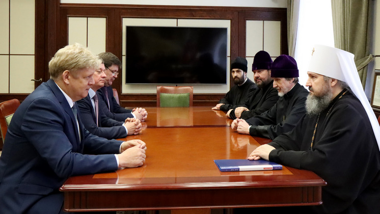 Полпред в СФО встретился с новым митрополитом Новосибирским и Бердским