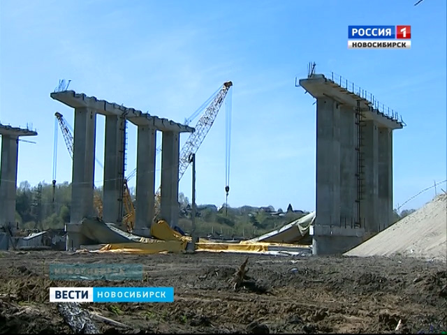 В Новосибирске выясняют причины ЧП на стройке моста Восточного обхода