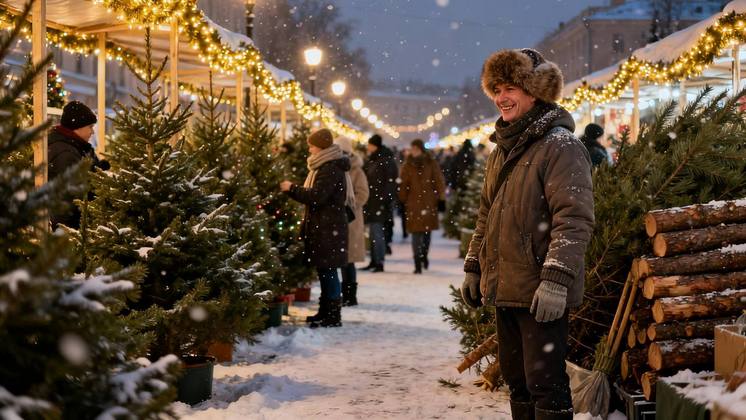 Официальные ёлочные базары заработают в Новосибирске 1 декабря