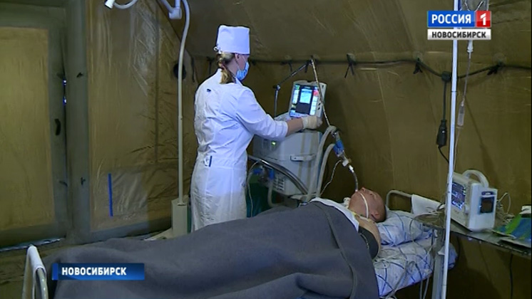 Масштабные учения военных медиков проходят в Новосибирске