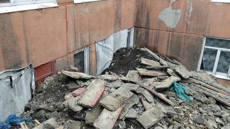Детский сад в новосибирском поселке затопило после сильного ливня