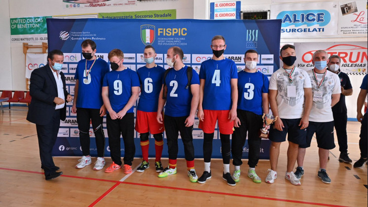 Новосибирцы в составе сборной страны стали призёрами турнира по голболу в Италии