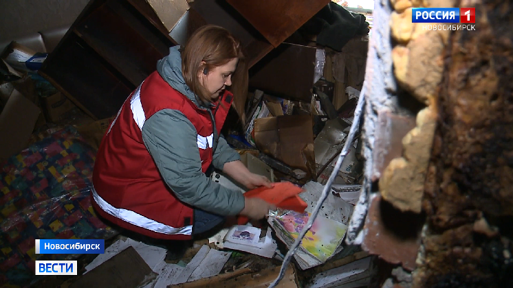 В Новосибирске продолжают восстанавливать офис Красного Креста