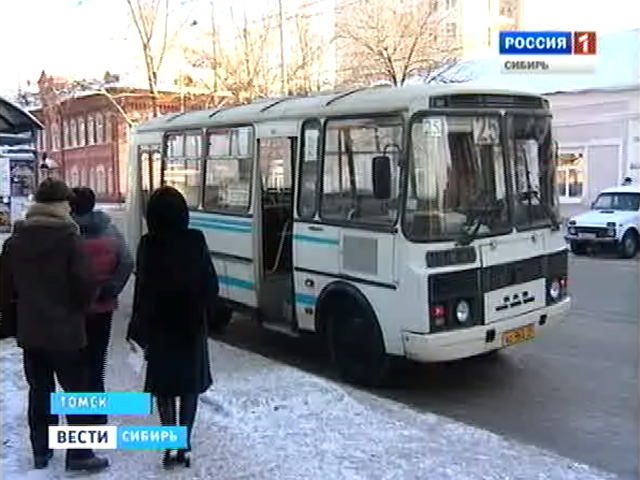 В Томске забастовали водители маршрутных такси
