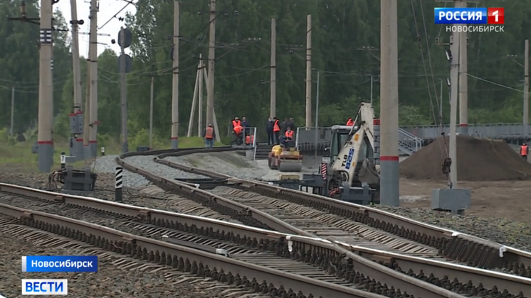 Первую остановочную платформу откроют в Новосибирске по проекту «Городская железная дорога»