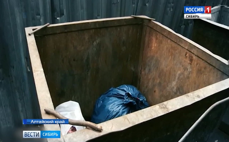 Пакет с телом новорожденной девочки обнаружили в мусорном баке в Бийске