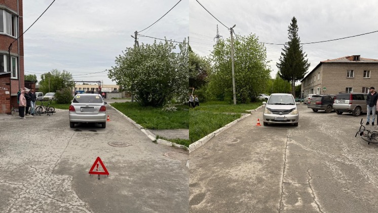 В Новосибирске восьмилетний мальчик угодил под колеса автомобиля во дворе дома