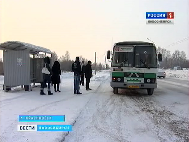 У жителей поселка Краснообск проблемы с общественным транспортом
