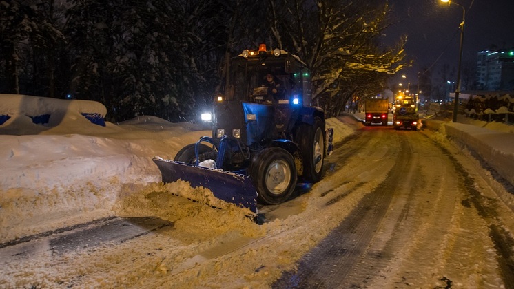 Какие улицы очистят от снега в ночь на 11 декабря в Новосибирске 