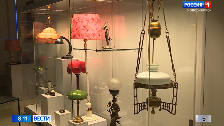 В новосибирском музее показали выставку старинных светильников и ламп