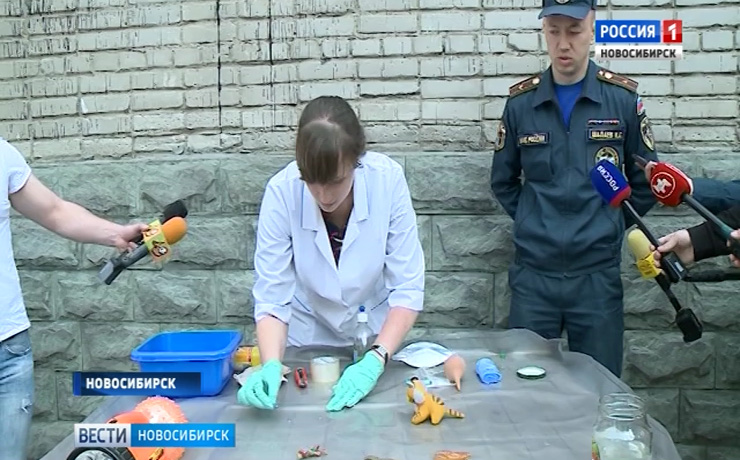 Журналистам показали химическую лабораторию областного центра гражданской обороны