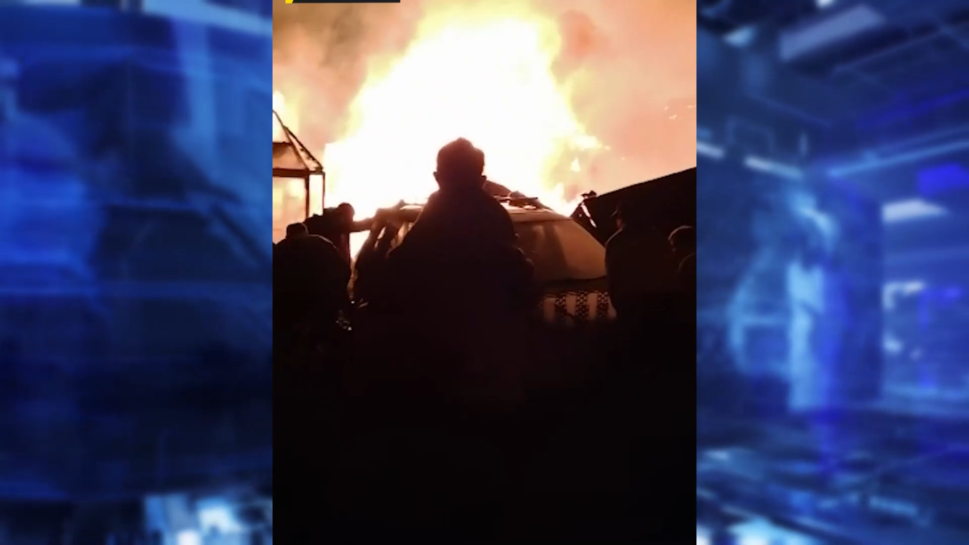 В Новосибирской области из-за крупного пожара в СНТ женщина получила ожоги
