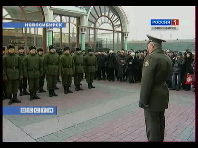 В армию под звуки государственного гимна