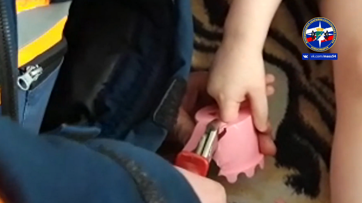 В Новосибирске палец двухлетней девочки застрял в пластмассовой игрушке