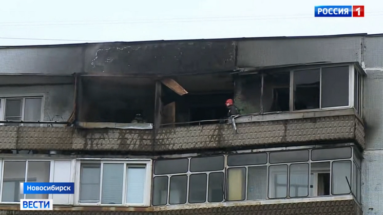 «Вести» узнали подробности серьёзного пожара на улице Русской в Новосибирске