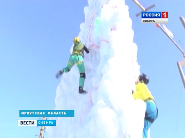 Глыба льда для любимой: иркутский альпинист вырастил гигантскую сосульку