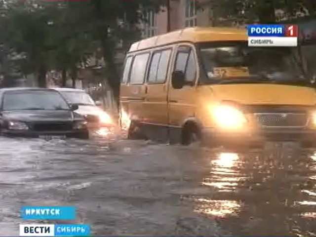 В Иркутске за час выпала месячная норма осадков