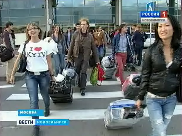 Новосибирские участники проекта телеканала Россия &quot;Битва хоров&quot; прибыли в Москву