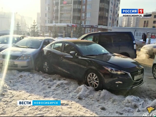Сильные морозы привели к увеличению числа аварий в Новосибирске