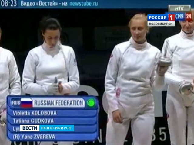 Любовь Шутова в составе сборной России стала чемпионкой мира по фехтованию на шпагах