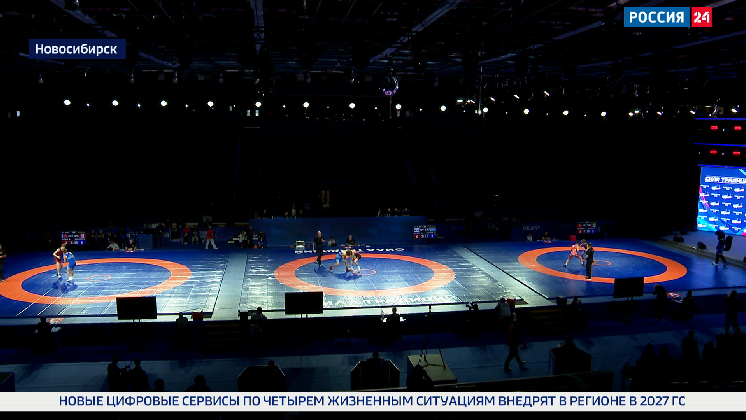 Спортивная среда: соревнования по греко-римской борьбе прошли в Новосибирске