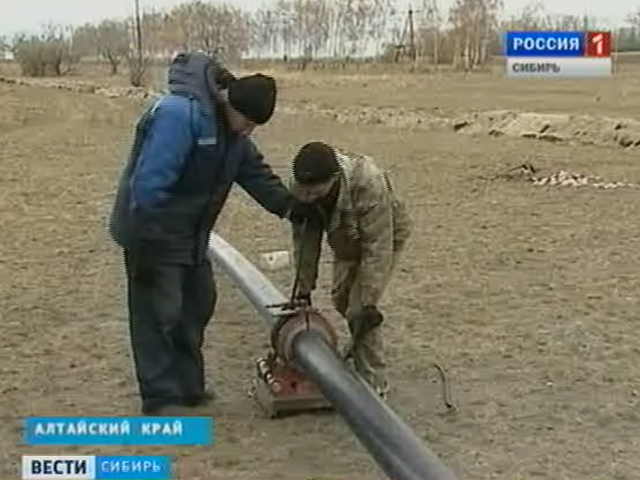В Алтайском крае строят долгожданный новый водопровод