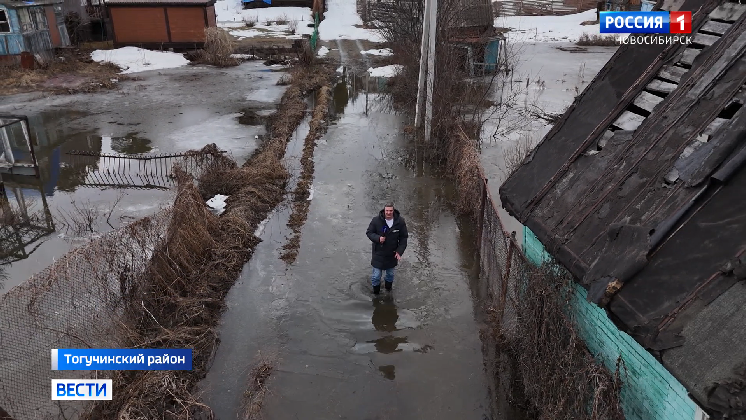 Дачные участки в Новосибирской области уходят под воду из-за паводка