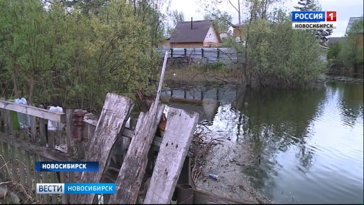 Шесть участков подтоплены паводком в Новосибирске
