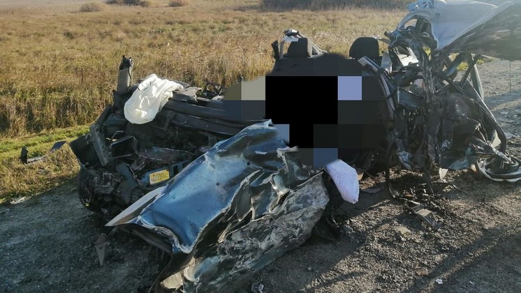 В Новосибирской области водитель потерял управление и погиб в ДТП с двумя фурами
