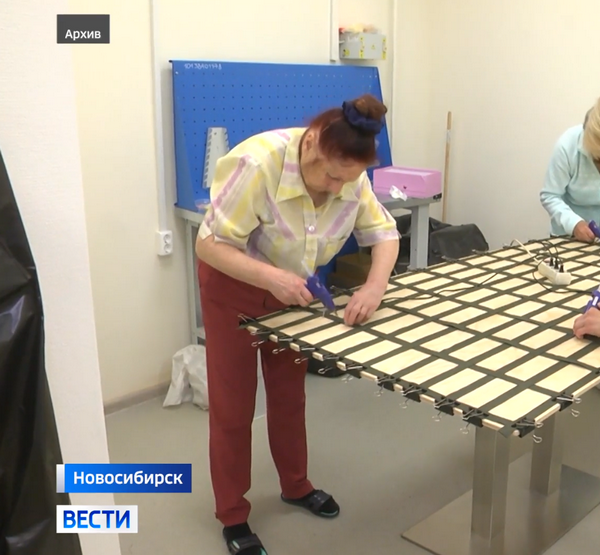 Изготовление маскировочных сетей