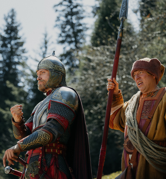 Финист и оруженосец Мелёха