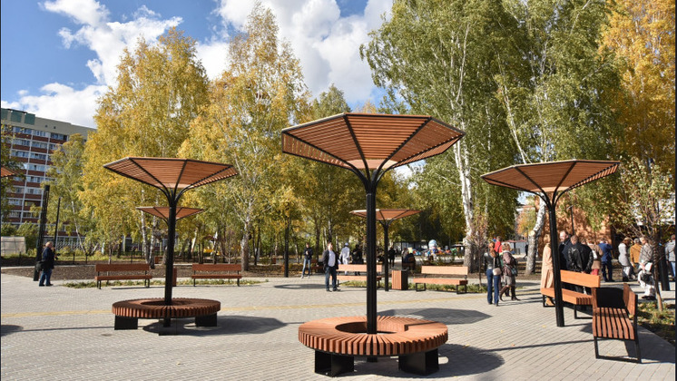 Парк европейского типа открыли в Кировском районе Новосибирска - Вести