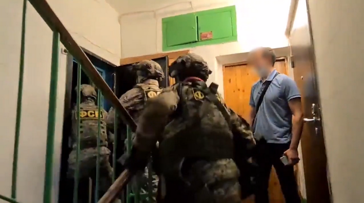 Задержание террористов в квартире